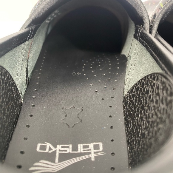 Dansko Women's Multicolor Fireworks Clogs NWOT - Picture 6 of 8